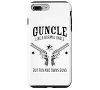 Guncle, Like a Normal Uncle But Fun and Owns Guns Carcasa para iPhone 7 Plus/8 Plus