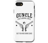 Guncle, Like a Normal Uncle But Fun and Owns Guns Carcasa para iPhone SE (2020) / 7 / 8
