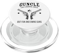 Guncle, Like a Normal Uncle But Fun and Owns Guns PopSockets PopGrip para MagSafe