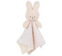 GUND Baby Sustainably Soft Bunny Lovey, Manta de Felpa Hecha de Materiales 100% reciclados, para bebés y recién Nacidos, Rosa/Crema, 10 Pulgadas