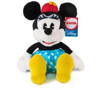 GUND Disney Oficial Minnie Mouse Classic Plush Mickey and Friends Deluxe Collector Animal de peluche para edades de 1 ao en adelante Negro/Blanc