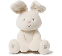 GUND Peluche interactivo Flora Bunny | Canta y habla en inglés | Mueve las orejas | Peluche de 12 pulgadas | Peluche para niños a partir de 10 meses - Italiano