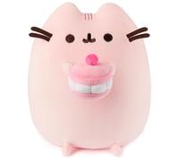 GUND Pusheen Cherry Macaron Squisheen Peluche Squishy Juguete Coleccionable Postre Comida Juguete Gato Peluche para Edades de 8 aos en adelante