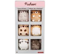 GUND Pusheen Comic Collector I Love Kitties - Juego de 6 Gatos de Peluche (5 cm)
