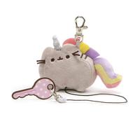 GUND Pusheen El Gato Pusheenicorn Llavero Retráctil, Llaverito de Unicornio para +8 Años, 3"