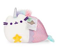 GUND Pusheen Magical Lights - Peluche de Gato con Luces mágicas, Sirena Pusheenicorn activada por Tacto, 12 Pulgadas