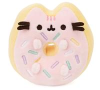 GUND Sprinkle Donut Pusheen Sweet Dessert Squishy Plush Animal Cat y tela satisfactoriamente elástica, para edades de 8 años en adelante, rosa y menta, 4 pulgadas
