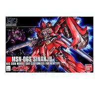 Bandai Kit de montaje HGUC 1/144 MSN-06S Sinanju (Mobile Suit Gundam UC) 13 cm