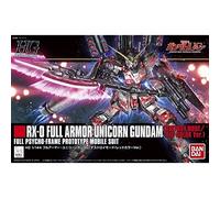 Gundam - Kit de Modelo HGUC Full Armor Unicorn Gundam Detroy Mode 1/144