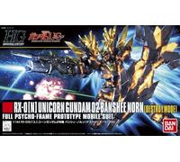 Bandai Kit Gunpla Unicorn Gundam 02 Banshee Norn 1/144 HGUC 13 cm Negro