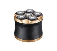 Gundhgstrr Afeitadora Eléctrica de Cabeza para Hombres Calvos, Afeitadora Magnética 6D, Afeitadora de Barba Recargable, Pantalla LED, Recortadora de Pelo Resistente Al Agua.