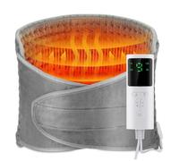 Gundhgstrr Cinturón Calefactable Portátil con Soporte Lumbar y Temperatura Ajustable, Calentador de Espalda y Abdomen, Enchufe Europeo