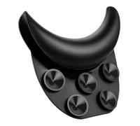 Gundhgstrr Cojín Cervical con Ventosa para Salón de Belleza, Reposacabezas de Silicona Suave Antideslizante para Lavabo de Champú, Almohadilla Cervical para Lavabo de Peluquería.