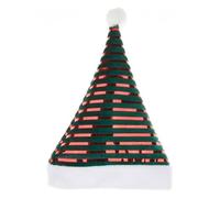 Gundhgstrr Gorro de Papá Unisex, Clásico, Gorro de Terciopelo A Rayas con Ribete para Adultos, para Hombres y Mujeres, Ideal para Las Fiestas.