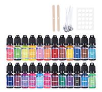 Gundhgstrr Kit para Hacer Velas de Aromaterapia: 24 Colores, Moldes y Herramientas para Teñir Jabón.