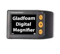 Gundhgstrr Lupa de Video Digital para Personas con Baja Visión, Lupa Electrónica, Ayuda de Lectura para Personas Mayores, Pantalla LCD de 3,5 Pulgadas, Zoom de 2-25x, Color Negro.