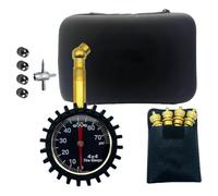 Gundhgstrr Manómetro Presión para Automóviles, Mecanismo Puntero, Manómetro Presión Neumáticos para Automóviles, Prueba Desinflado Rápido, Herramienta Detección Presión Neumáticos.