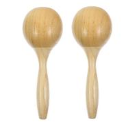 Gundhgstrr Maracas de Madera, 2 Piezas, Sonajeros para Fiestas, Conciertos, Juegos, Instrumento Musical Premium.