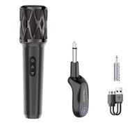 Gundhgstrr Micrófono Inalámbrico de 2,4 G de Frecuencia Fija, 1-1, de Mano, para Fiestas, Karaoke, Iglesias, Espectáculos y Reuniones.