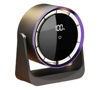 Gundhgstrr Ventilador de Escritorio de Gran Capacidad, Recargable, Mini Ventilador de Mesa con Control Remoto, Ventilador de Pared con Luz