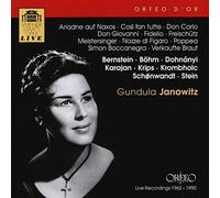 Gundula Janowitz : Airs d'opéras. Bernstein, Böhm, Dohnanyi, Karajan, Krips.