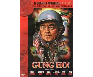 Gung Ho!, DVD de la II Guerra Mundial, Película Clásica con Robert Mitchum, Randolph Scott, Drama Bélico en Español Edición Slim