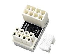 Gungtj 180 grados Ángulo Connector, Sturdy 8P GPU Adapter, Wear Resistant Metal Connector for, Work and Daily Use, High Performance, Heavy Duty, 1,18 x 0,71 pulgadas