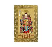 Gungtj 2026 Tarjeta de bendición Tai Sui,pieza de recuerdo de cobre como objeto de decoración,tarjeta de protección para el año del caballo | Para la prosperidad, la felicidad y el éxito