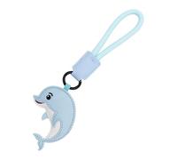 Gungtj Abalorio para bolsa, tiburón ballena delfín, llavero colgante de animal, decoración portátil de cuero para bolso, mochila, bolsa de hogar, llavero para niños y adultos, a, Refer to description