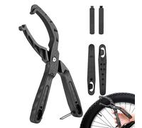 Gungtj Alicates de neumáticos de bicicleta | Desmontador de neumáticos de bicicleta,con el Diseño de Hebilla de seguridad de la herramienta de eliminación de neumáticos antideslizantes para los