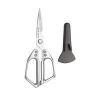 Gungtj Alimentos Scissors,Tijeras de cocina para carne - Herramienta de corte de acero inoxidable para aves de corral, , mariscos, preparación apta para lavavajillas