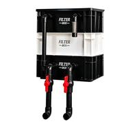 Gungtj Aquariums Fish Filters - Water Circulation Cleaner Fish Tank Filter Pump System, Efficient Impurity Removal Filter for Sand Gravel and Waste, Aquarium Water Filtration14.17x11.81x7.87 Inches