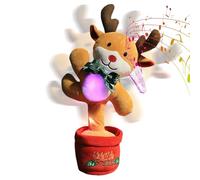 Gungtj Árbol de Navidad Bailarín de Peluche | Árbol de Navidad Interactivo con Canción y Luz para Niños | Decoración para Oficina Dormitorio Dormitorio Apartamento Escuela | Acción de Gracias