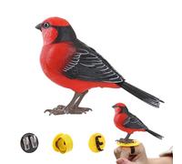 Gungtj Aves Artificiales - Pájaro Realista con Canciones y Música | Animal de Oficina Eléctrica para Toda la Familia