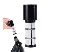 Gungtj Bike Stem Extender, Cycling Handlebar Riser, 3,35 x 1,18 pulgadas Shock-Resistant Fork Stem Extention for Racing, Commuting, Offroad, Scooter, Road and Hiking Bikes, Black Alloy