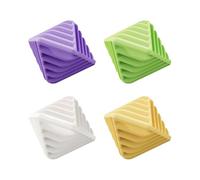 Gungtj Bolas de secado, 4 unidades de bolas de lavado para ropa, medios de protección textil, para hogar, viajes, secadoras, dormitorios, lavandería, hoteles