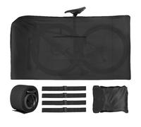 Gungtj Bolsa de viaje portátil para ciclo, resistente al agua, con correas de hebilla ajustables, bolsa de carga para accesorios de ciclismo, funda de viaje al aire libre con correa para el hombro