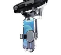 Gungtj Car Phone Mount, Rotatable Smartphone Stand for Automotive Rear View Mirror, 360 grados Rotating Anti-Shake Holder, 3,35 x 4,72 pulgadas, Hands- Accessory for Truck Vehicle