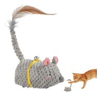 Gungtj Cat Toy, Smart Automatic Moving Mice Toy, Recargable Boredom Buster for Kittens, Motion Activated Ejercise Game, Ideal para All Kitten Breeds, 2,36 x 5,12 pulgadas
