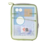 Gungtj Clear File Bag, Large Opening Subject Backpack, Impermeable Wallet, Transparente Document Folder, 10,24 x 13,78 pulgadas, Perfecto para archivos A4, Office Storage