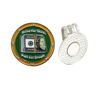 Gungtj Clip magnético para sombrero de golf, soporte para marcador de pelota, práctico accesorio portátil para bolsas de golf, ideal para adolescentes, jóvenes, hombres, mujeres, niños, niñas, marido