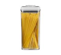 Gungtj Contenedor de cereales - Tarro de cocina hermético de 4,53 x 4,53 x 2,8 pulgadas con tapa sellada apilable para organizadores para almacenes de alimentos y panaderos caseros para arroz