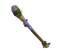 Gungtj Crystal Wand - Lightweight Mystical Wand, Crystal Cosplay Wands with Finish Smooth, Ritual Prop with Elegant Design, Energy Focus Tool, Meditation Wands for Sacred Practices