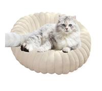 Gungtj Donut Dog Bed, Donut Cat Bed, Plush Dog Bed, Round Cat Couch, Soft Pet Bed, Washable Pet Bed, Anti-Slip Dog Bed, Cat Bed for Small Pets, Small Dog Bed, Small Cat Bed, Donut Pet Bed