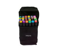 Gungtj Double Tip Markers Set, Coloring Sketching Markers, Permanent Art Markers, Creative Drawing Markers, Fine and Brush Tip Markers, Drawing Pen Set with Case, Coloring Journal Markers,