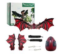 Gungtj dragon wings kids, Sturdy Design dinosaurio dress up trajes with LED light music, Heavy duty electric dragon wings for boys, girls, 11.81x8.66x3.94 pulgadas,