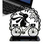 Gungtj Easter Bunny Figurines - Rabbit Table Decoration, Garden Animal Stake with High-Clarity Weatherproof Finish, Yard Art Figurine, Spring Lawn Ornament, Modern Rabbit Sculpture for Indoor