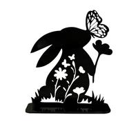 Gungtj Easter Bunny Figurines - Rabbit Table Decoration, Garden Animal Stake with High-Clarity Weatherproof Finish, Yard Art Figurine, Spring Lawn Ornament, Modern Rabbit Sculpture for Indoor