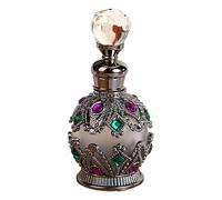Gungtj Empty Perfume Bottles, Portable Fine Mist with Jewels, Luxurious Perfume Atomizer, Decorative Cosmetic 15 ml Storage Container for Women, Sturdy Design and Handy