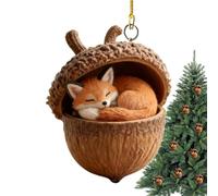 Gungtj Figuras de animales de Navidad, lindas decoraciones acrílicas 2D - Decoraciones navideñas | Para casas de vacaciones, habitaciones, dormitorios, apartamentos, interiores, oficina, vacaciones de